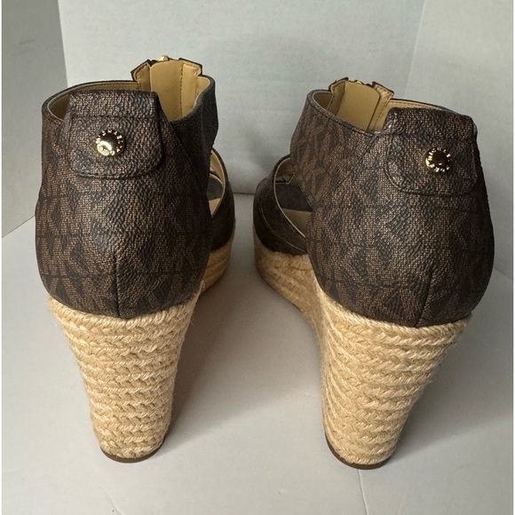 Michael Kors Damita Wedge Heels Size 9.5 - Picture 8 of 11